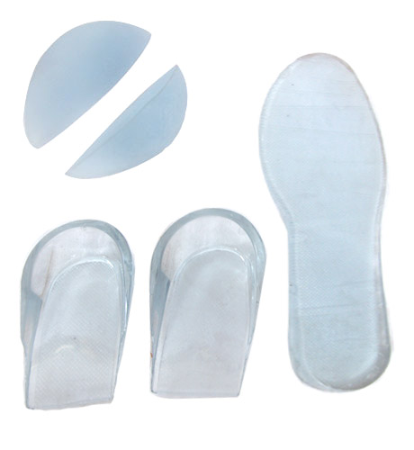 Foot Hight Increase Pane (Heel) Glass 
 Device (Glass Foot Sole)