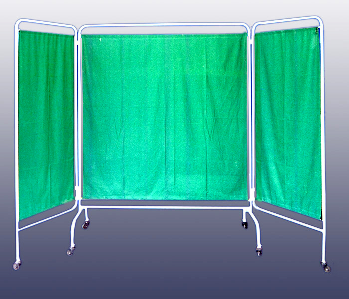 Hospital Use Bed Side Three fold Screen