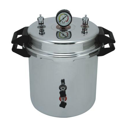 SS Surgical Menual Autoclave Two Air Nut Vale Type Pressure Cooker