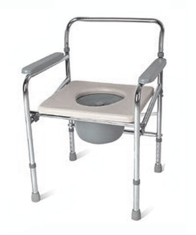  SS Folding Commode Seating Chair